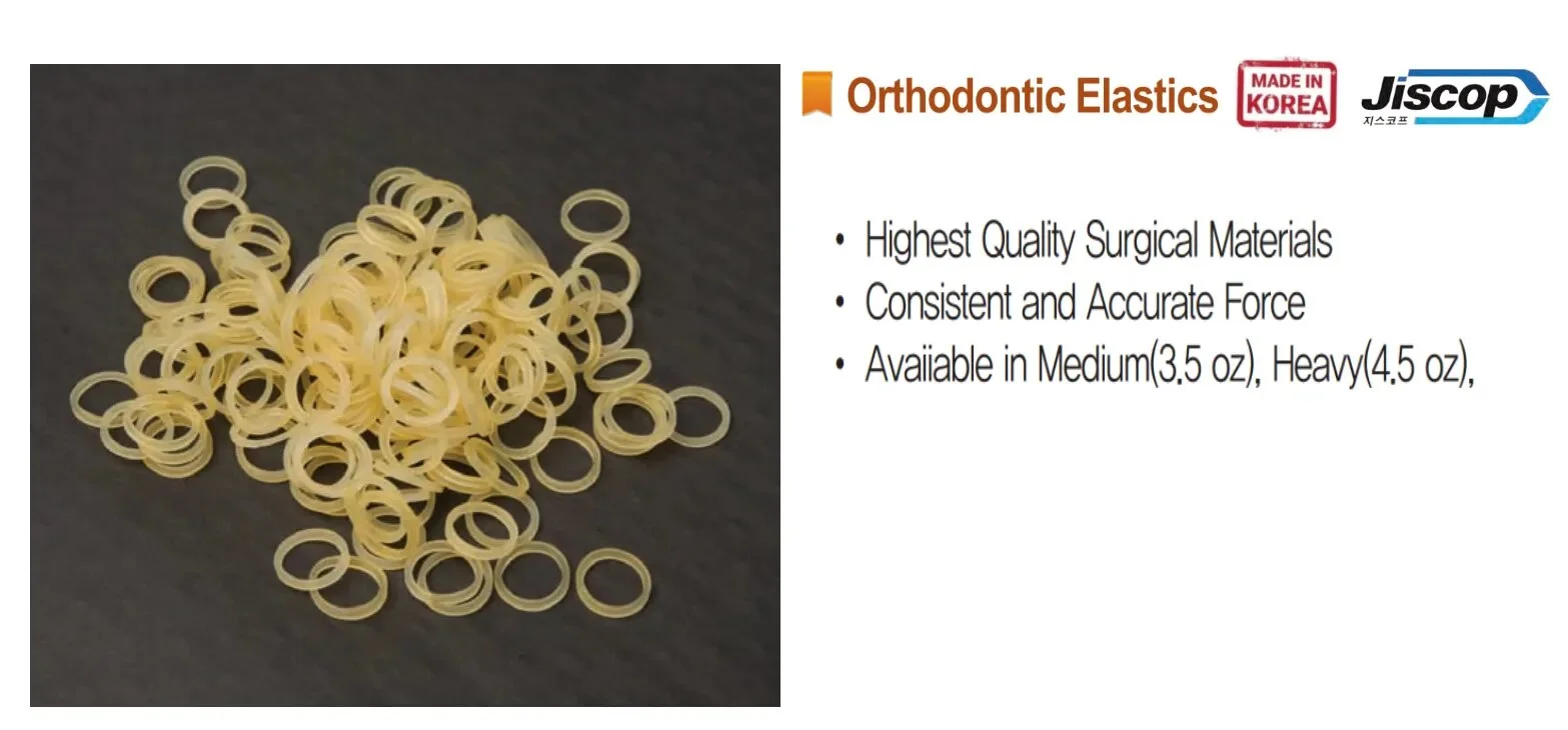 DENTAL ELASTIC BAND 100EA ISO/CE/FDA (Jiscop – Korea)